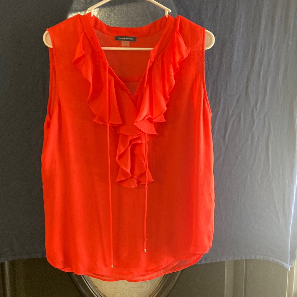 Red blouse